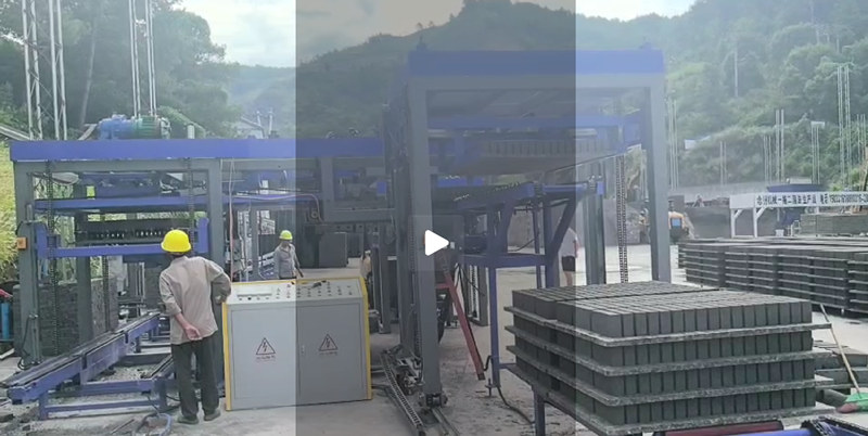 智能码砖机+穿剑打包机，重庆客户现场